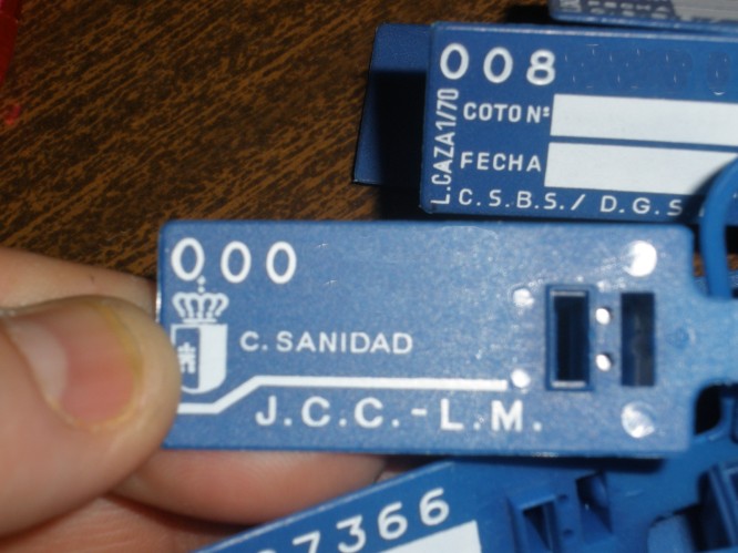 Precinto carne de caza